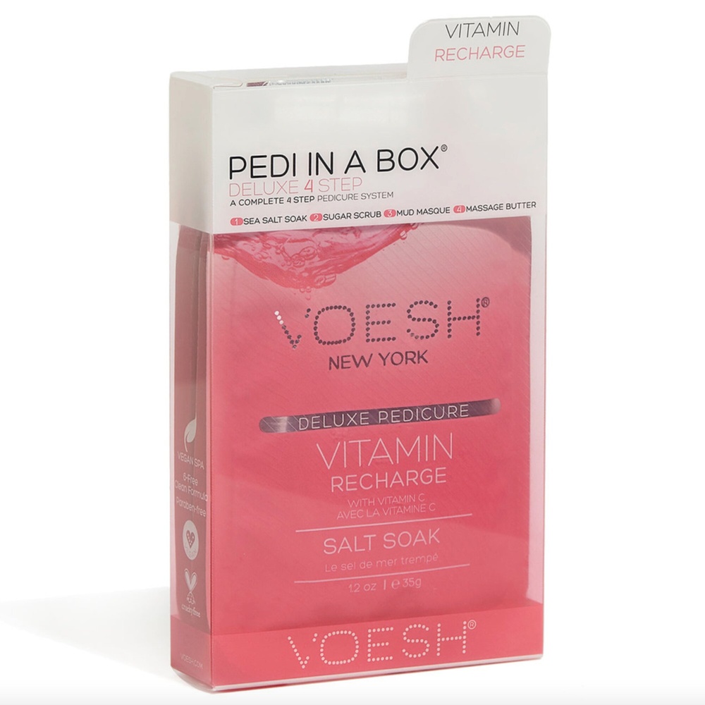 voesh SET PIEDS VITAMINE 4 ETAPES soins pieds