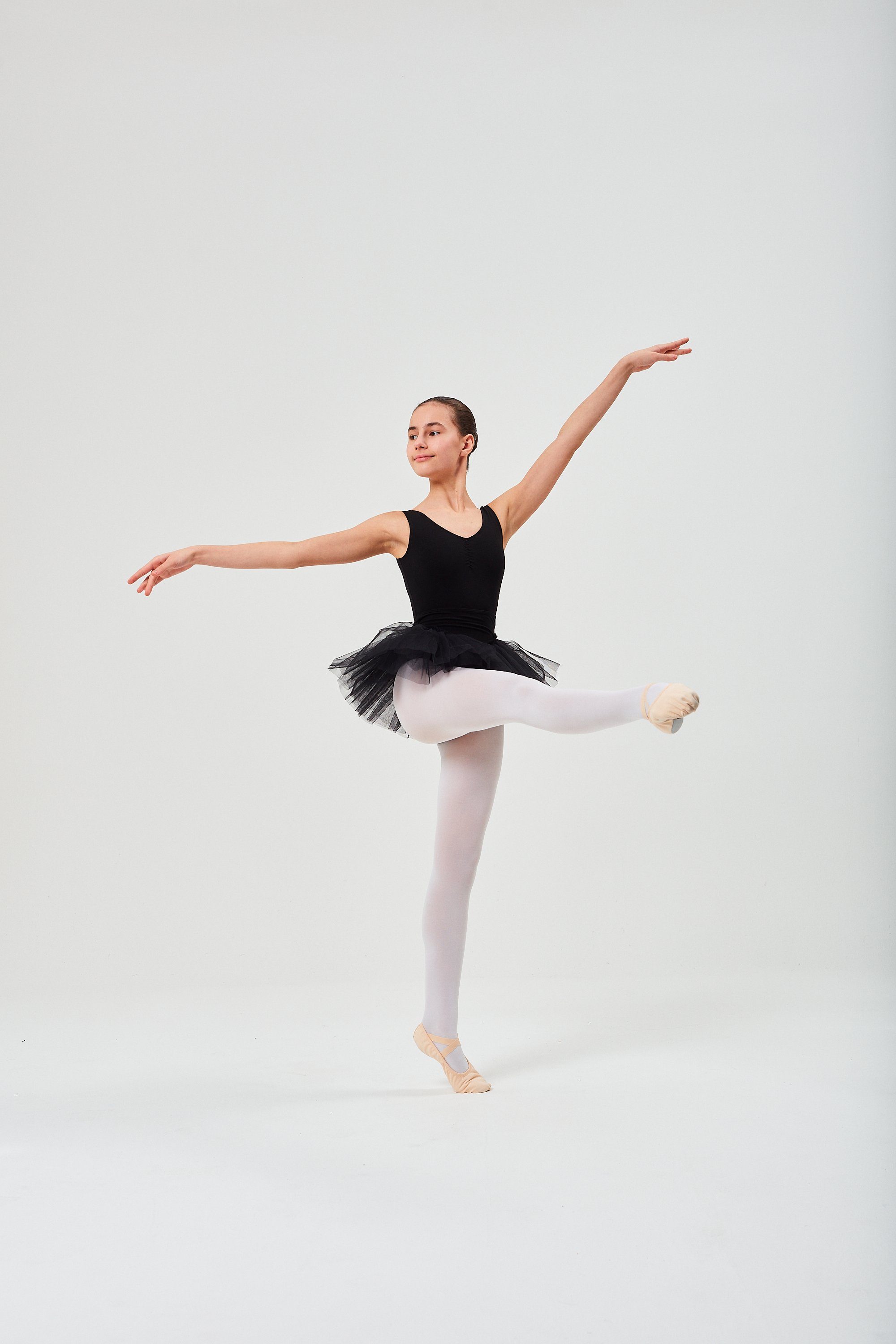 tanzmuster Tüllrock Ballett Tuturock Pia Tutu Ballettrock aus Tüll mit Bund aus Baumwolle