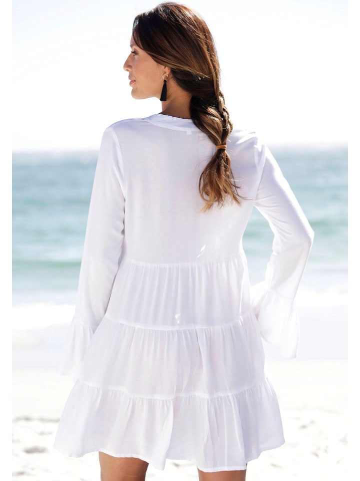 LASCANA Longbluse in offwhite günstig kaufen