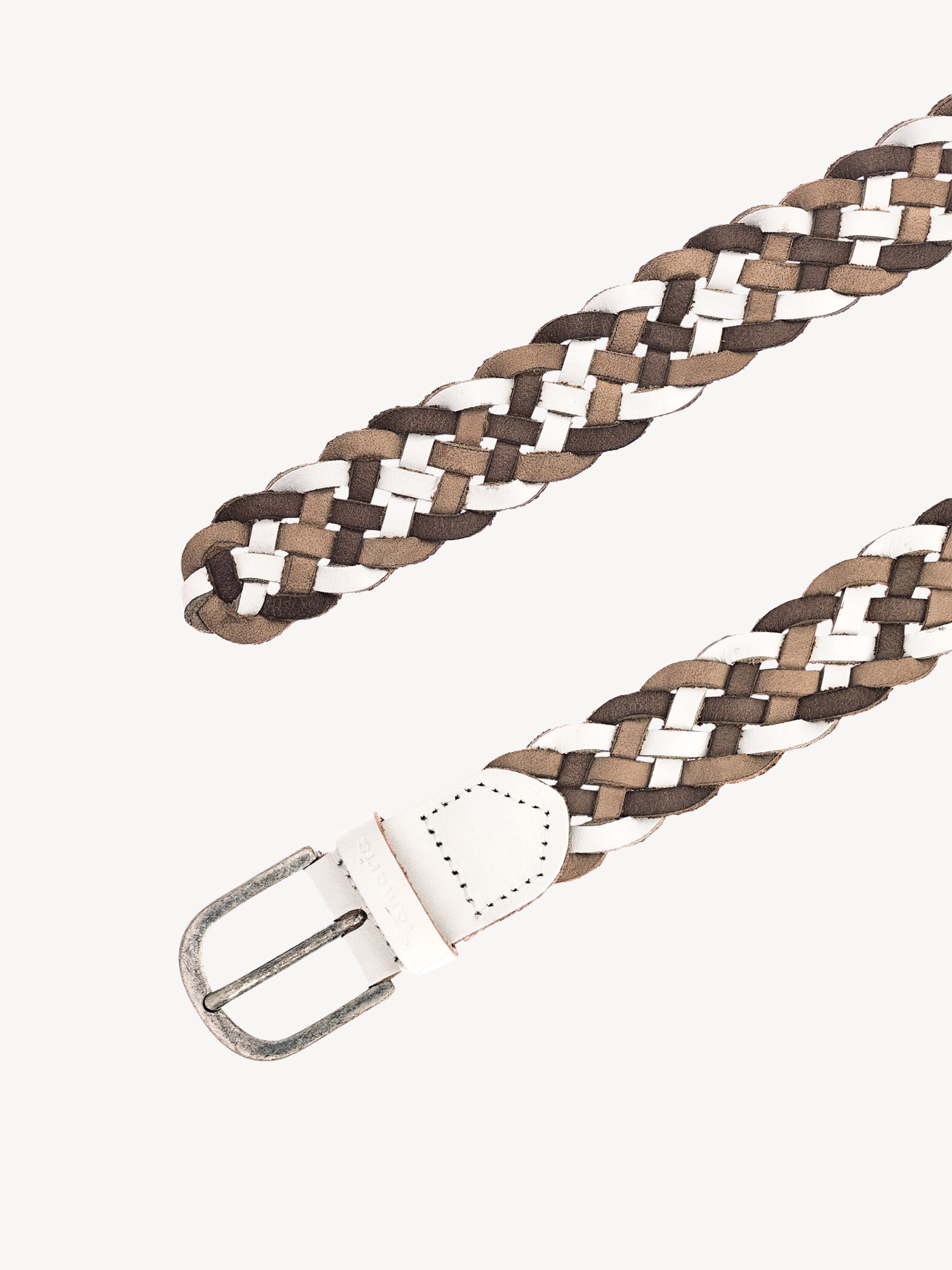 Ceinture en cuir - blanc