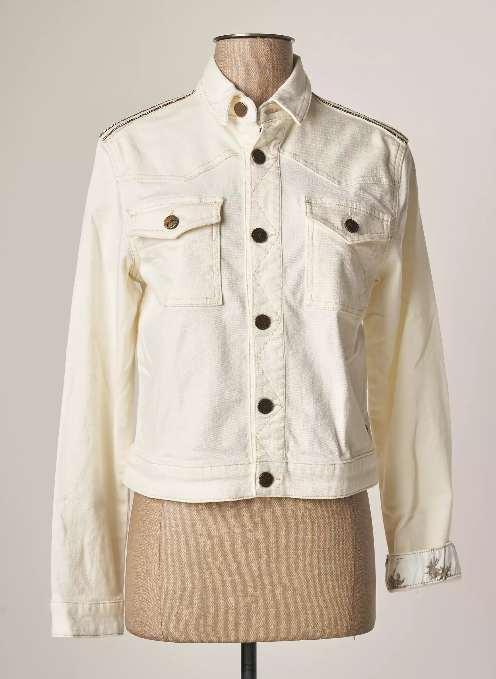 Freeman T Porter Vestecasual Femme couleur beige