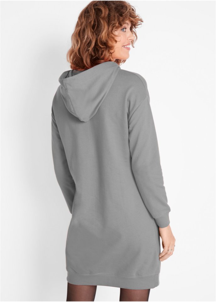Sweatkleid mit Kapuze