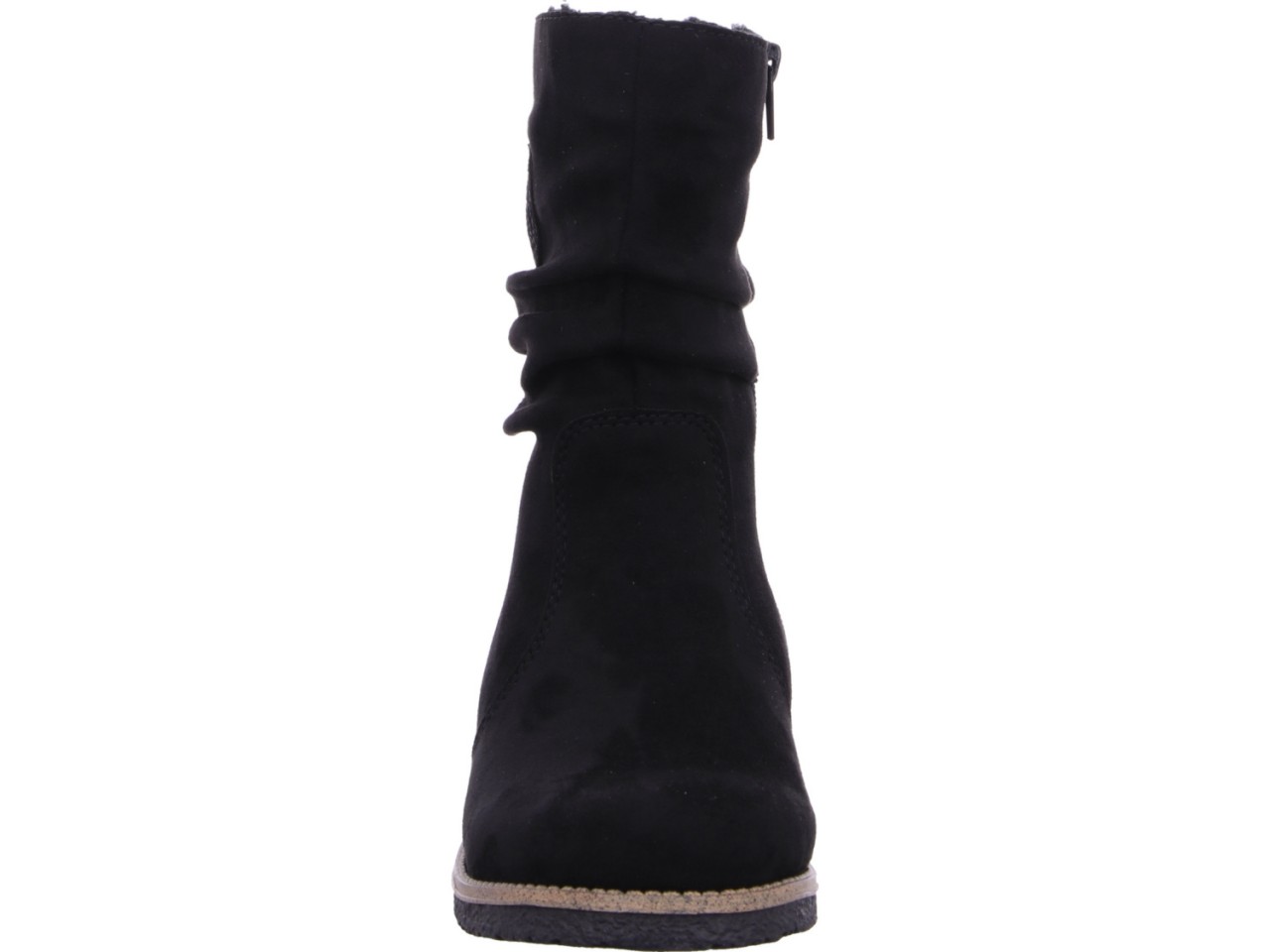 RIEKER Schnür-Stiefeletten schwarz