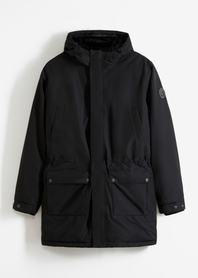 Essential-Hybrid-Thermo-Parka mit recycelter Daune, innen gesteppt
