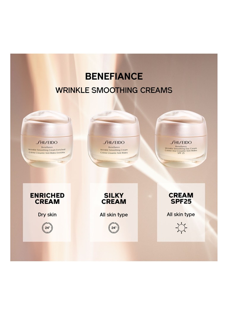 Shiseido Benefiance Crema Giorno Antirughe SPF 25 - crema giorno antirughe