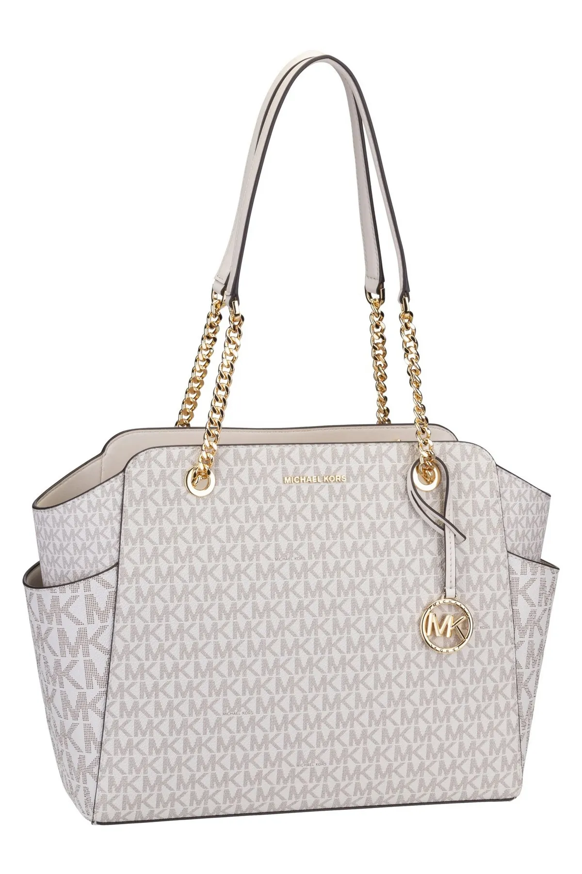 Michael Kors  Schultertasche Jacquelyn Medium TZ Chain Tote MK Sig