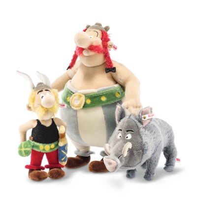 Asterix Wildschwein, 33 cm, dunkelgrau