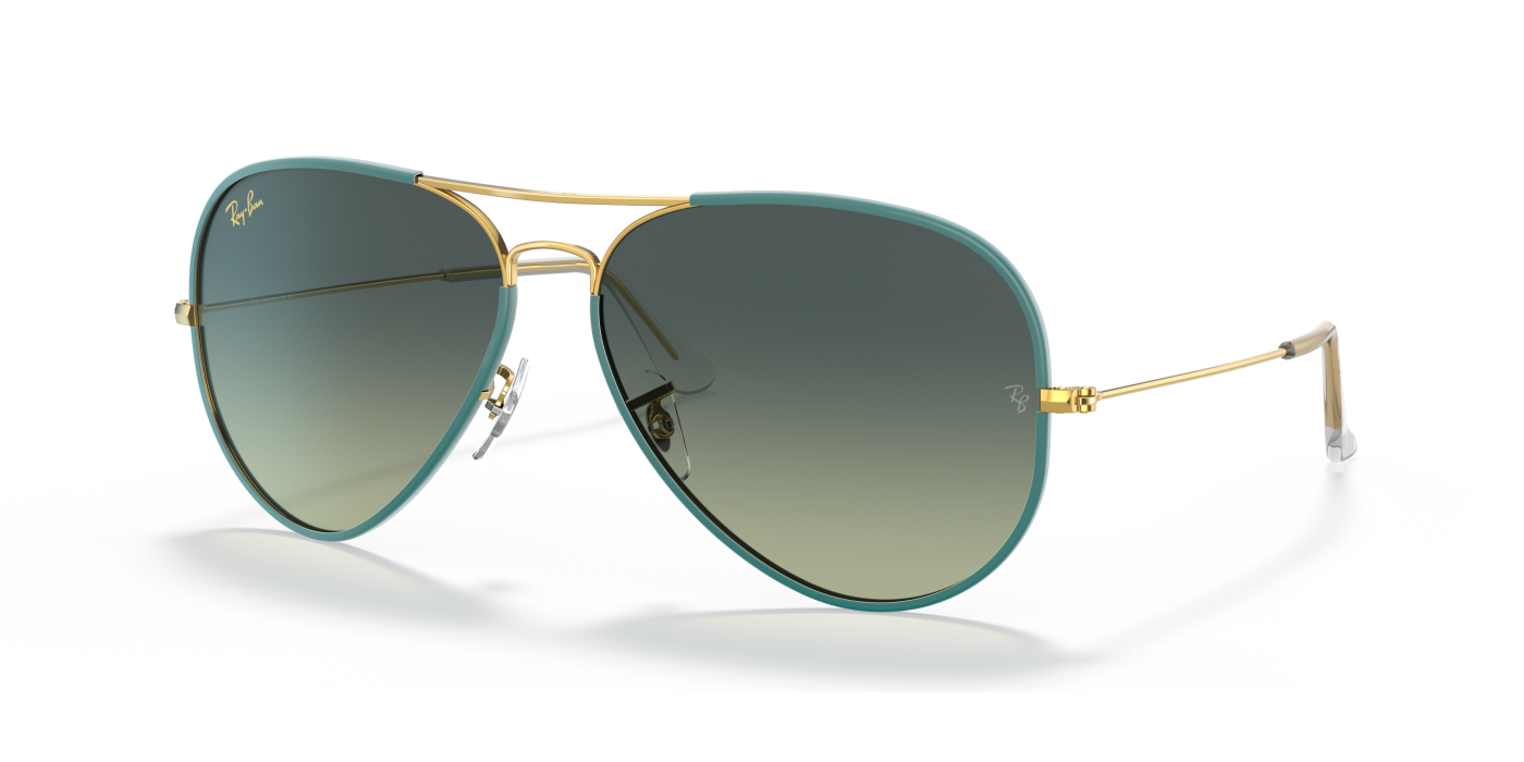 LEGENDĂ AVIATOR ÎN TOATE COLORĂRILE - Verde lucios Verde/Albastru