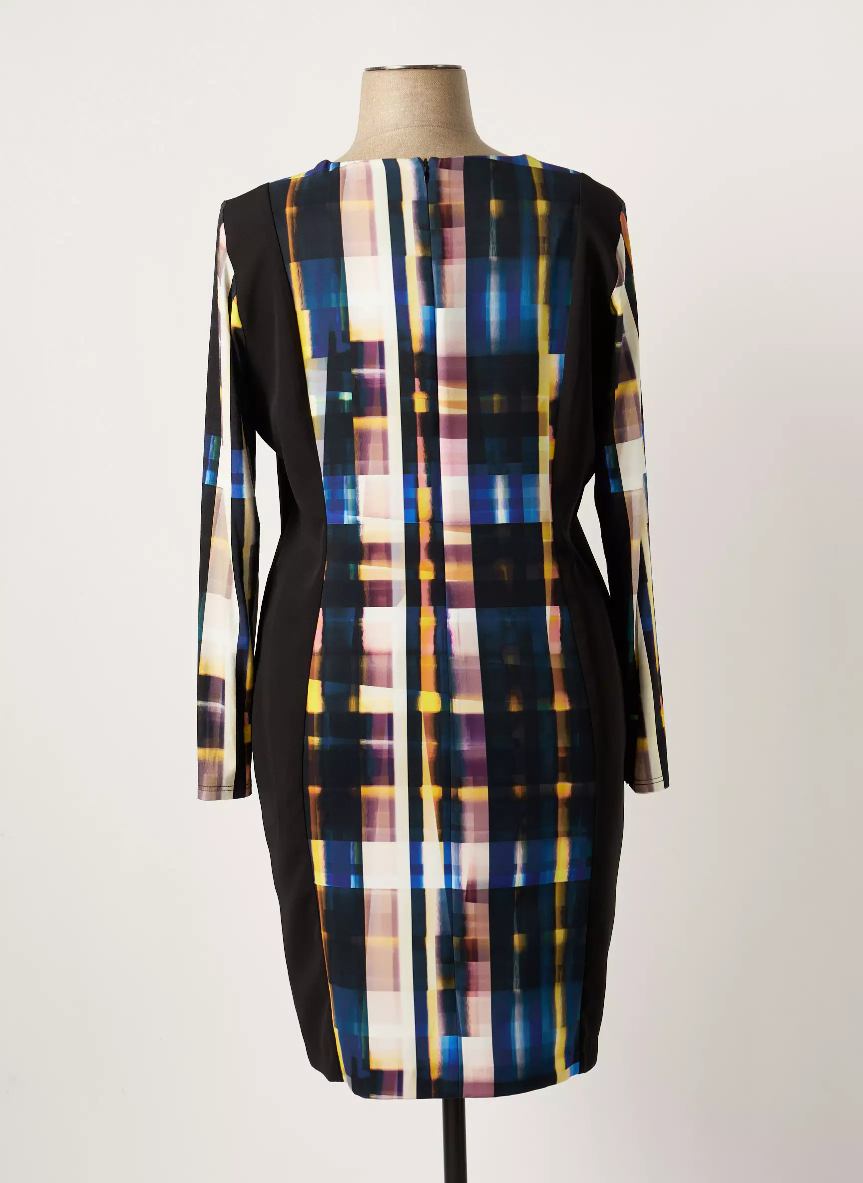 Pause Cafe Robes Mi Longues Femme couleur noir