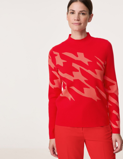 Pullover in Jacquard-Strick