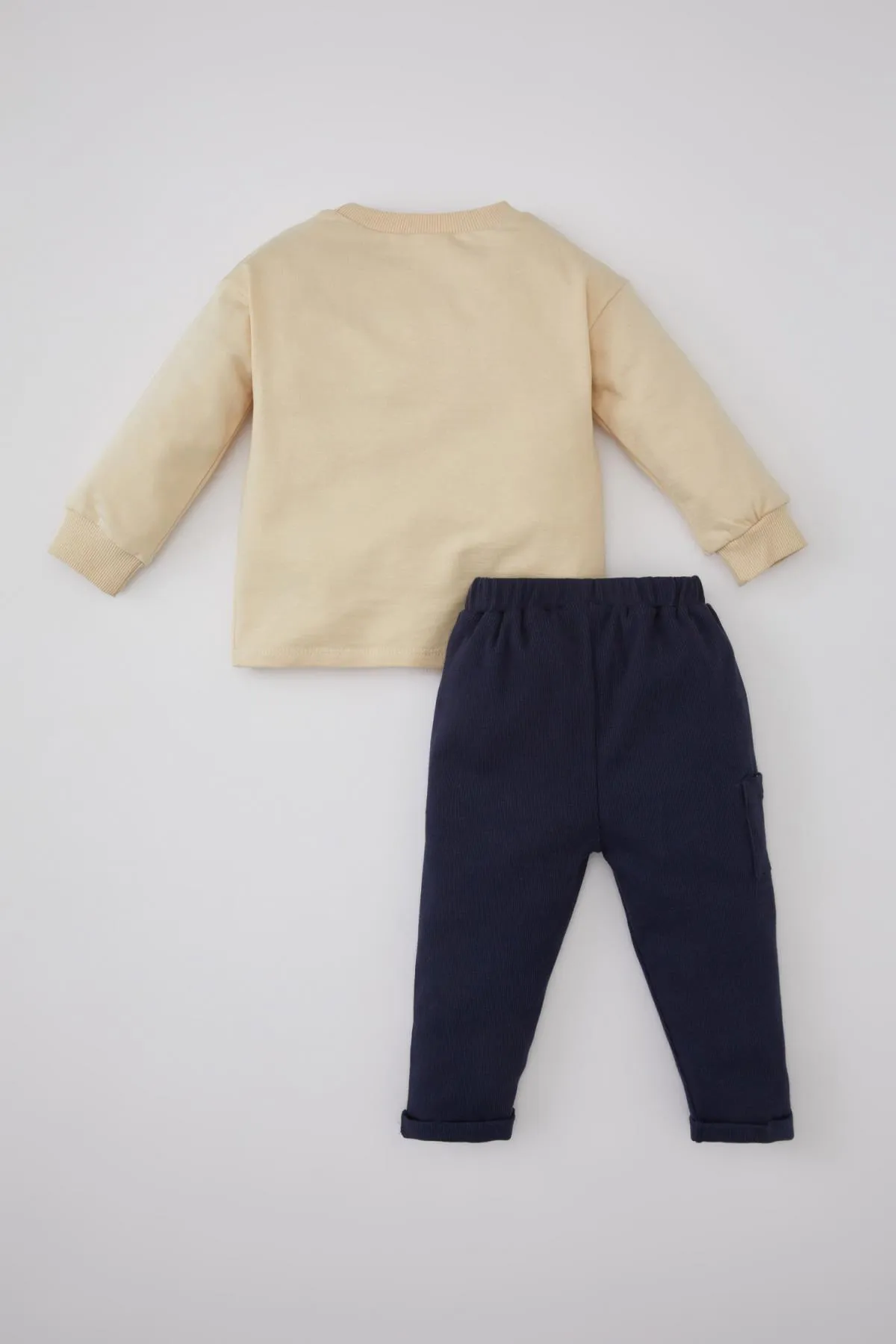 DeFacto  Sweatshirt-Hosen mit Slogan-Aufdruck für Babys im 2er-Set