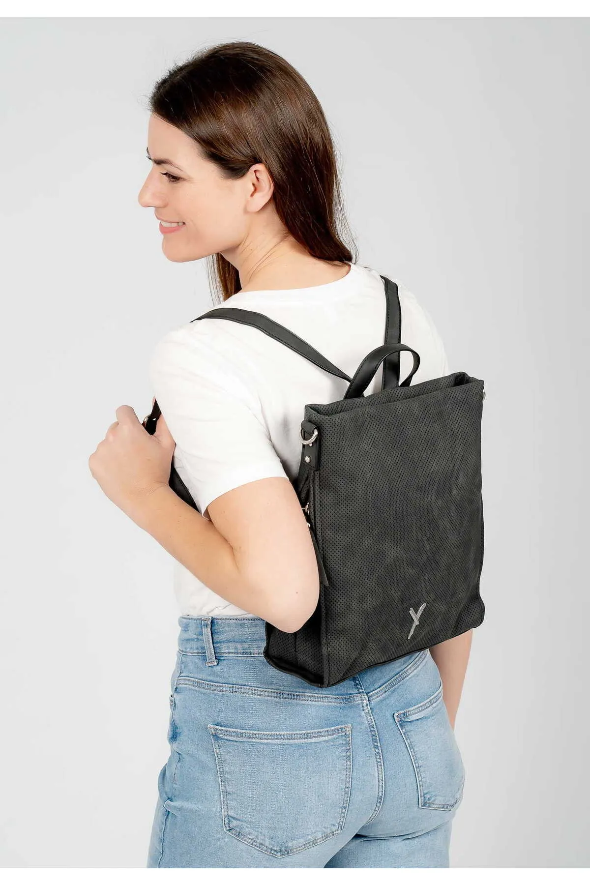 SURI FREY  Rucksack - Schwarz - Unifarben