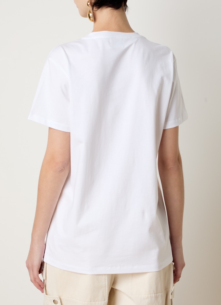 Isabel Marant Aby T-Shirt mit Logostickerei
