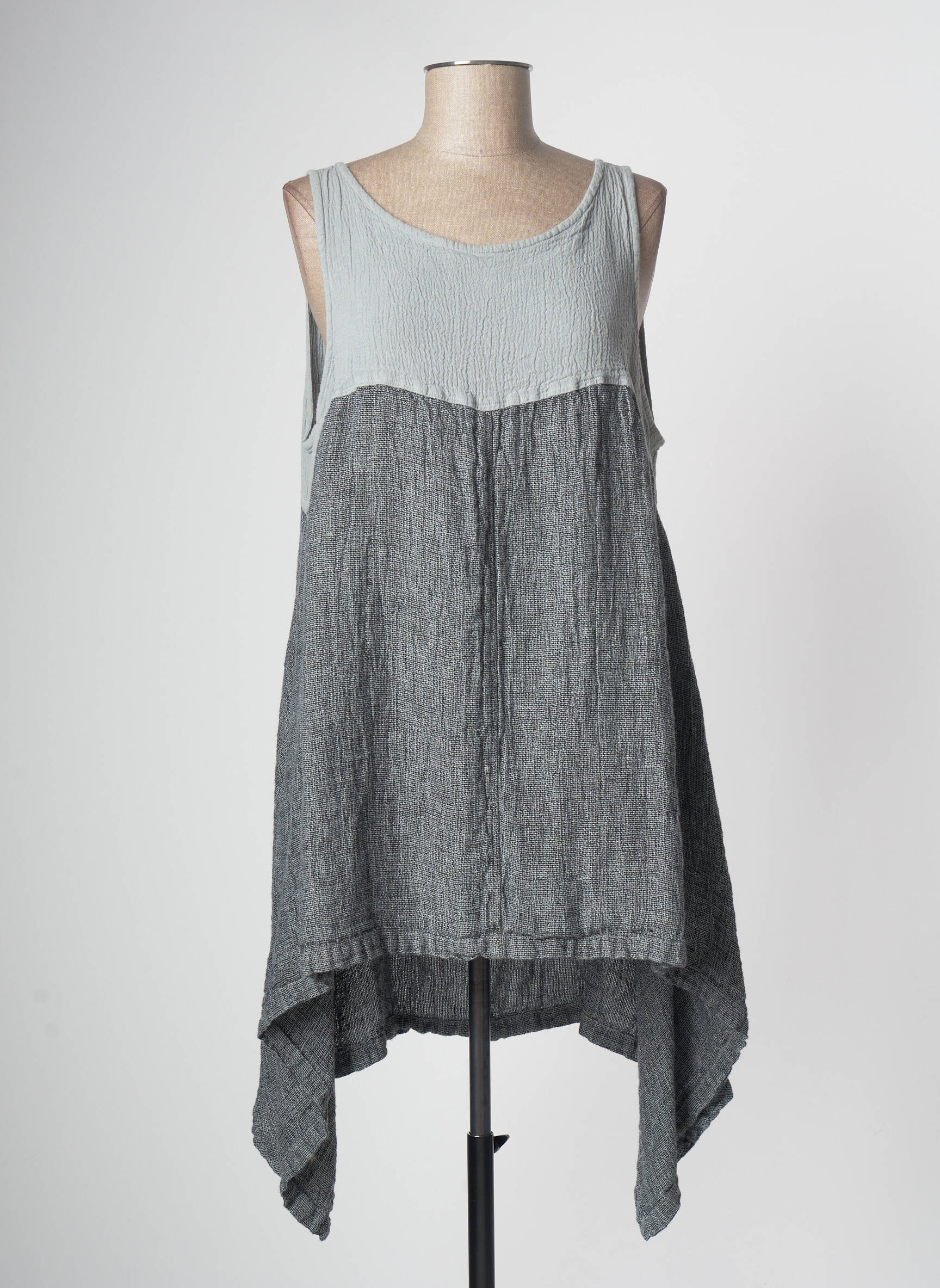 Grizas Tuniquesansmanche Femme couleur gris