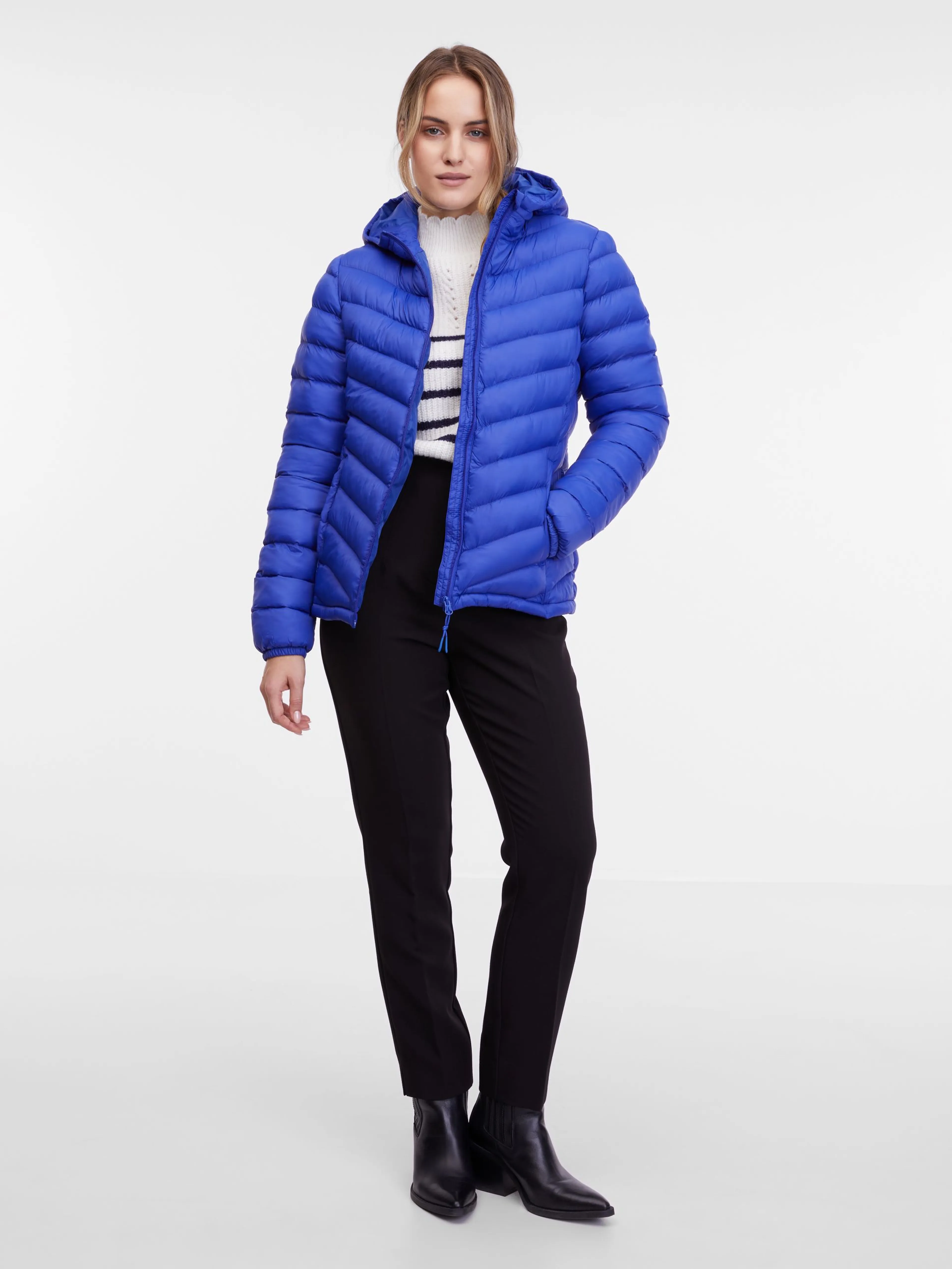 Blaue Damen-Steppjacke ORSAY
