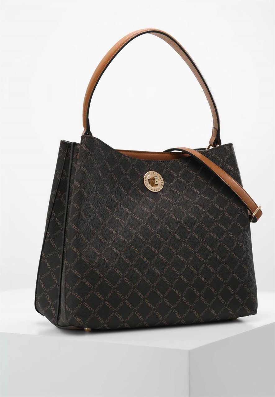 L. CREDI Handtaschen braun