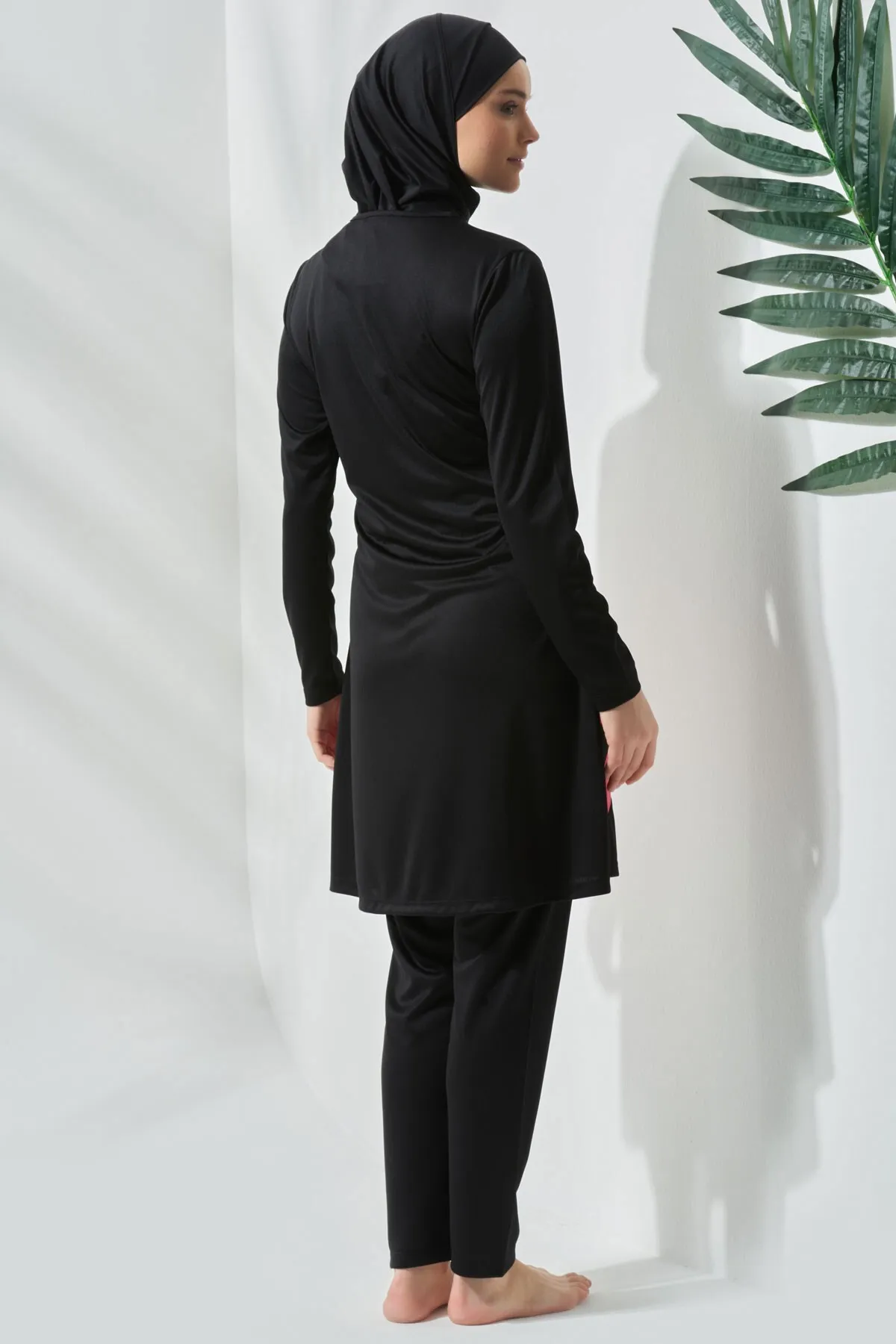 C&City  Vollständig bedeckter Hijab-Badeanzug C11020 Schwarz