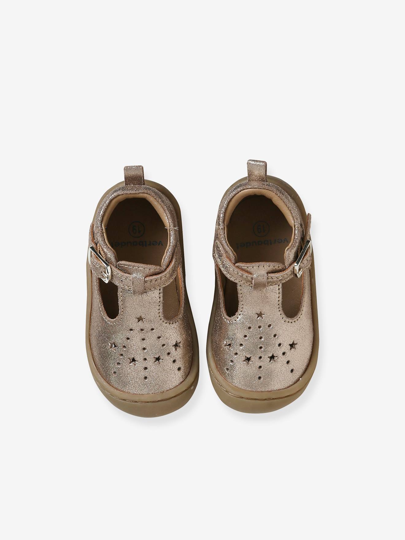 Vertbaudet Baby Lauflernschuhe - gold