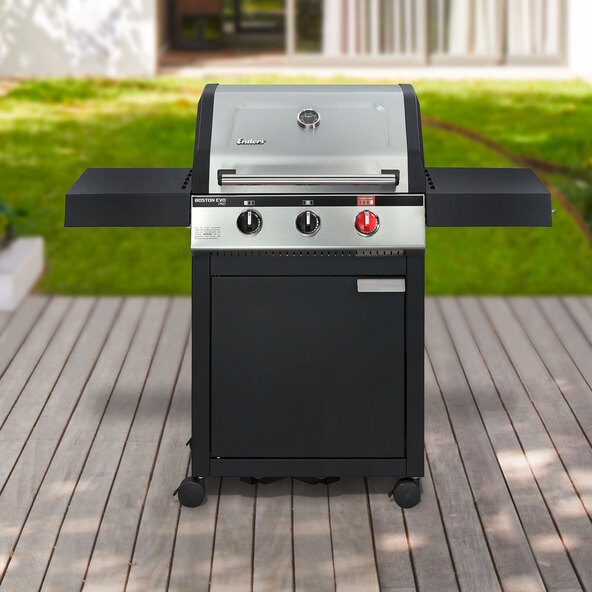 Gasgrill Boston EVO Pro 3 R Turbo, inkl. Wetterschutzhülle