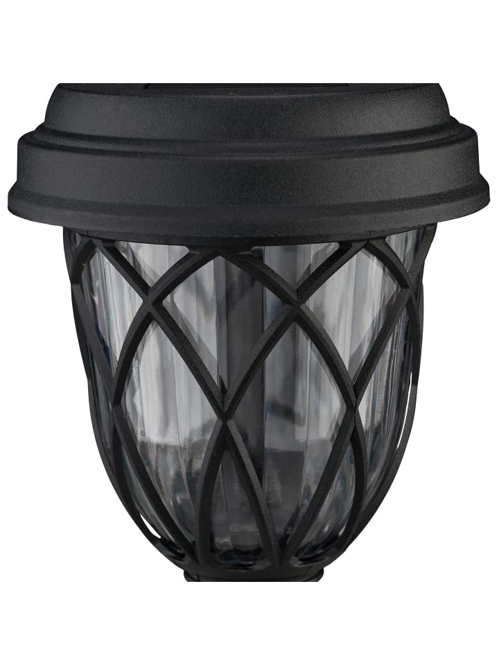 relaxdays 4 x Solarlampe in Schwarz/ Transparent günstig kaufen onesize
