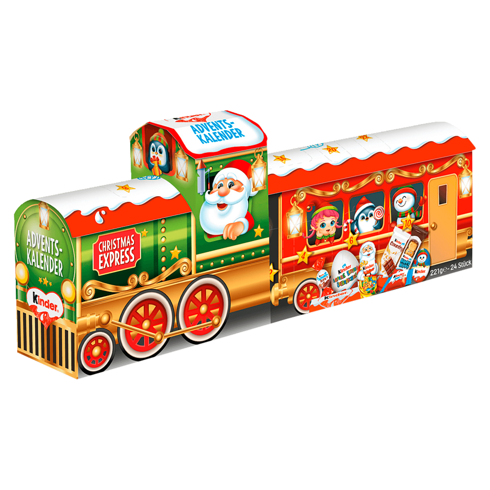 Kinder Adventskalender Zug 221g