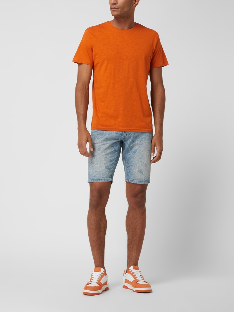 Regular Fit Jeansshorts aus Baumwolle in jeans