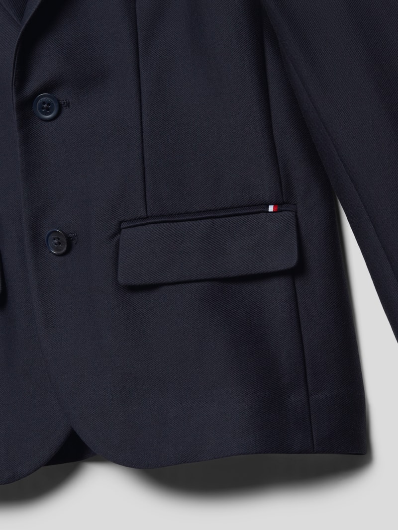 Blazer mit angedeuteten Taschen Modell 'COMFORT' in marineblau