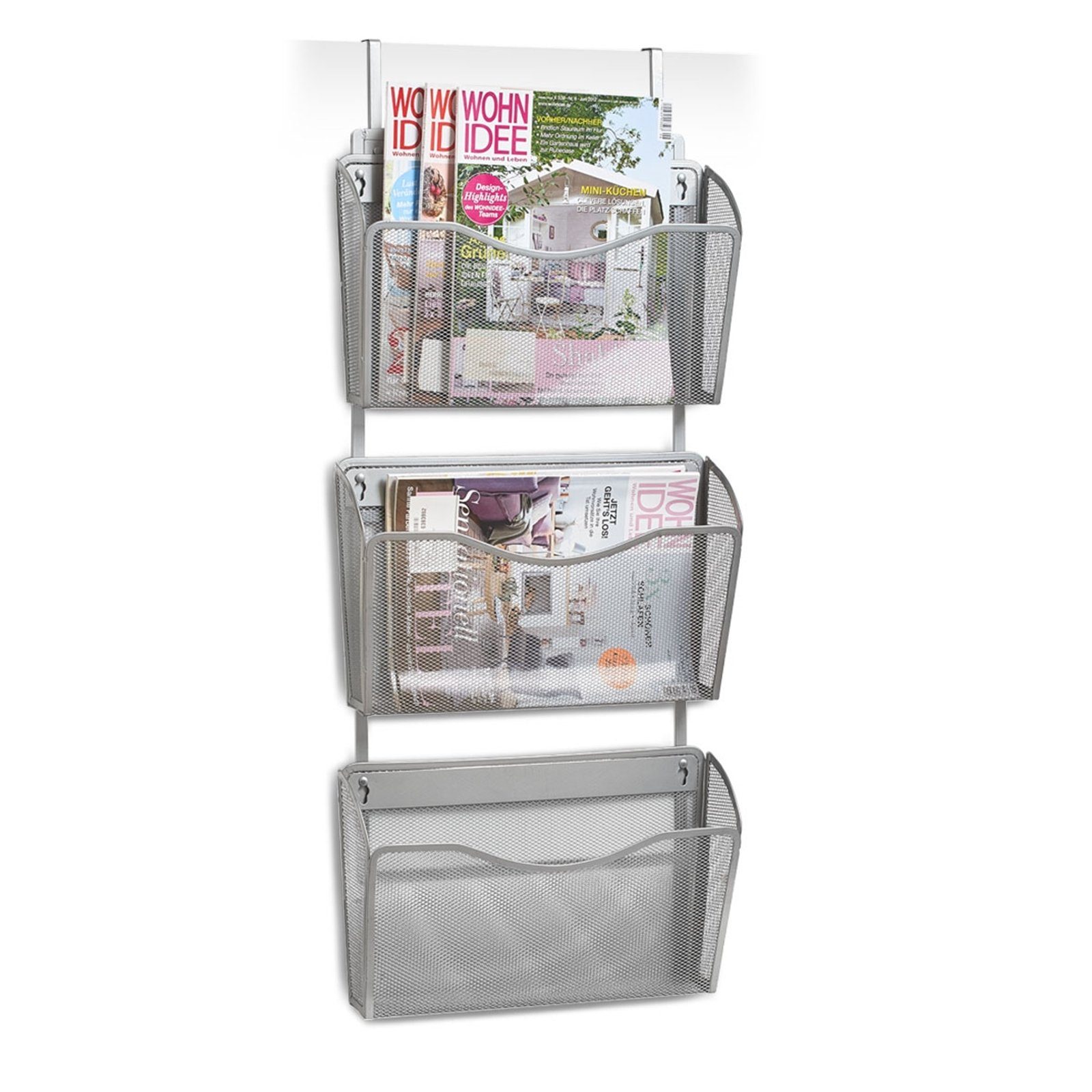 HTI-Living Zeitungsständer Wand/Tür-Magazinhalter Mesh (Stück, 1 St)