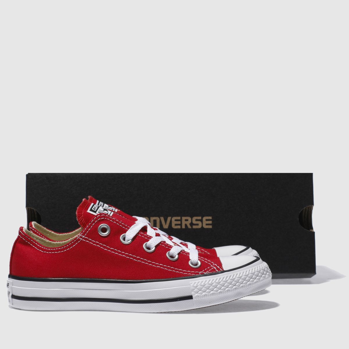 Converse All Star Ox cipők piros színben