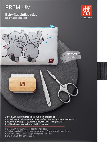 ZWILLING Beauty Premium Baby-Nagelpflege-Set - white Maniküre-Set