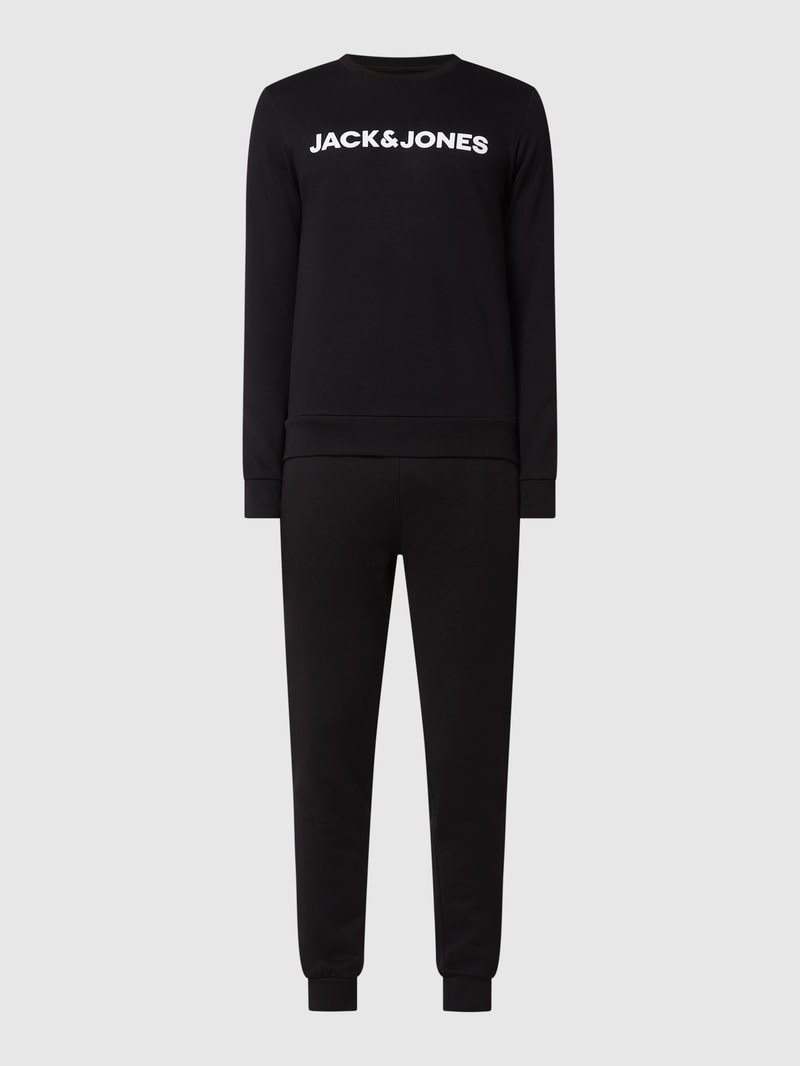 Loungewear im Set in schwarz
