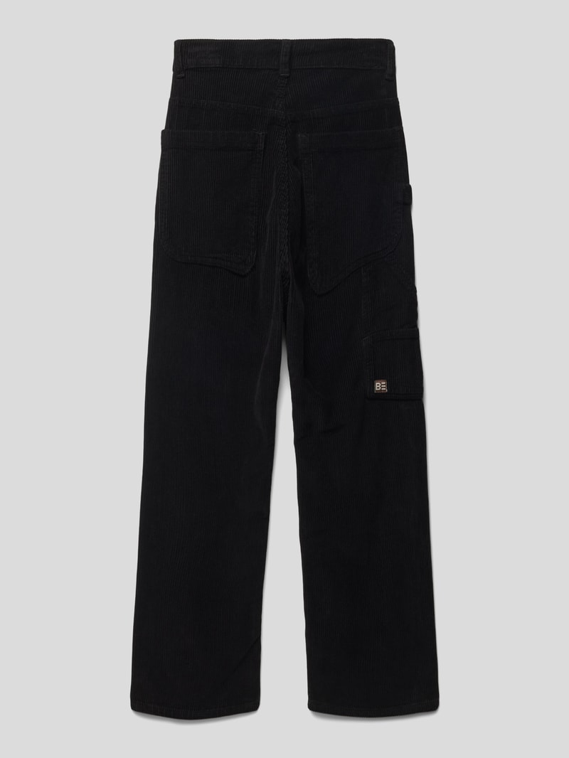 Hose aus Cord Modell 'Corduroy' in schwarz