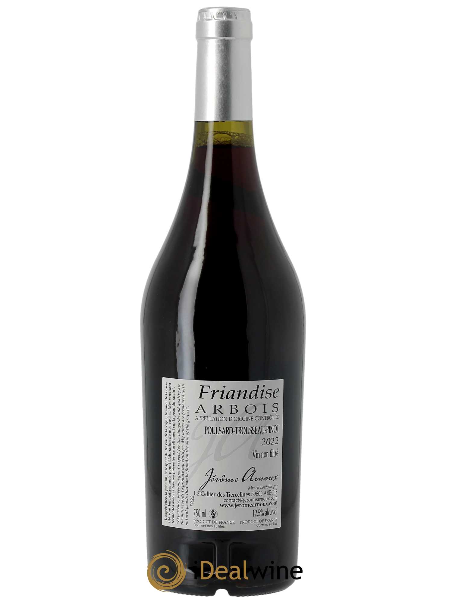 Arbois Friandise Jérôme Arnoux  2022 - Lot de 1 Bouteille