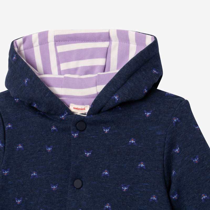 Veste bébé garçon réversible bleu Catimini