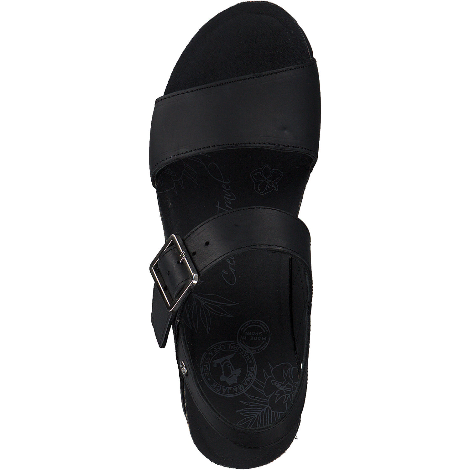 Panama Jack Sandy B, Keilsandaletten, Damen, negro black
