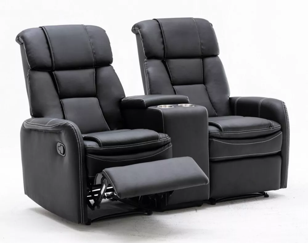 Happy Home Happy Home Home Cinema 2-Sitzer mit Getränkehalter & Ablagefach