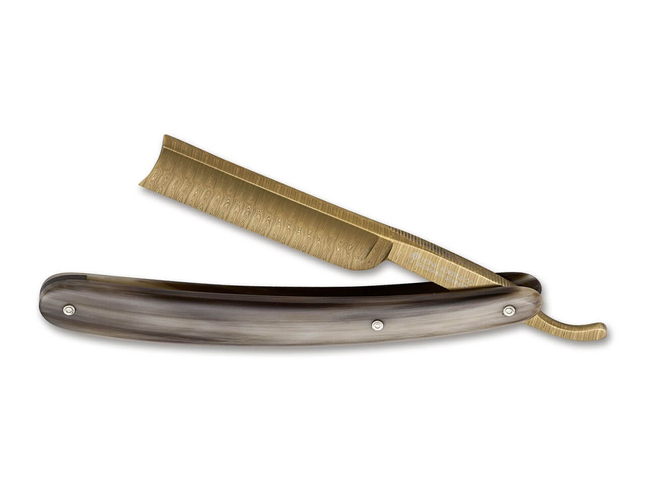 Damast Gold Horn