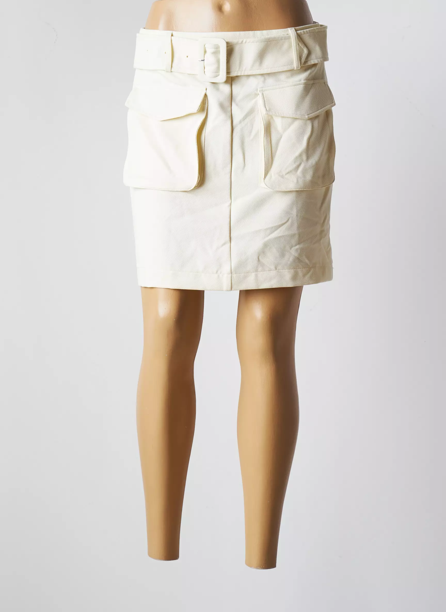 Vero Moda Jupes Courtes Femme couleur beige