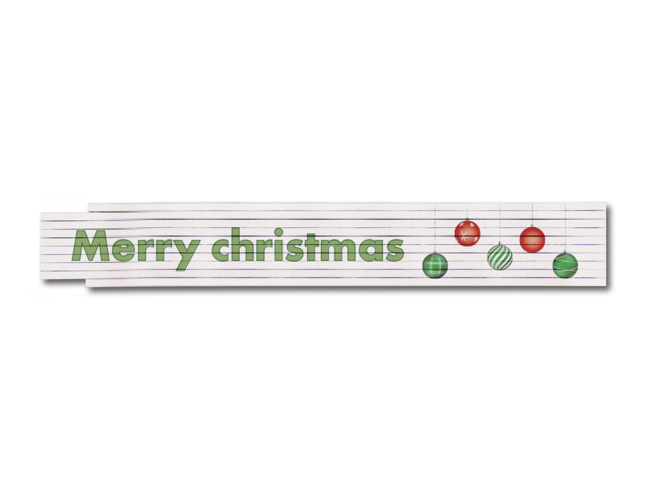 Sarei Zollstock mit Weihnachtsmotiv / Geschenk