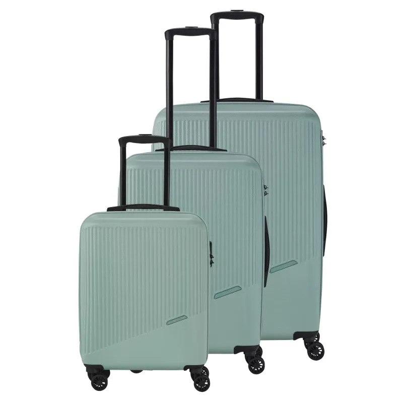 Travelite BALI Kofferset mit 4 Rollen Größe L\/M\/S - Mint