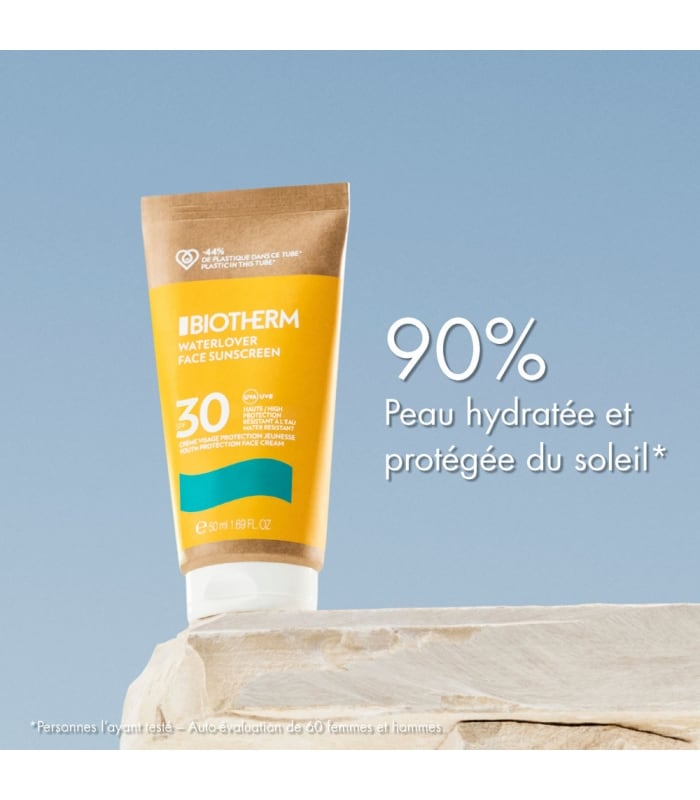 BIOTHERM-WATERLOVER CREME SOLAIRE SPF30-Visage Protection Jeunesse