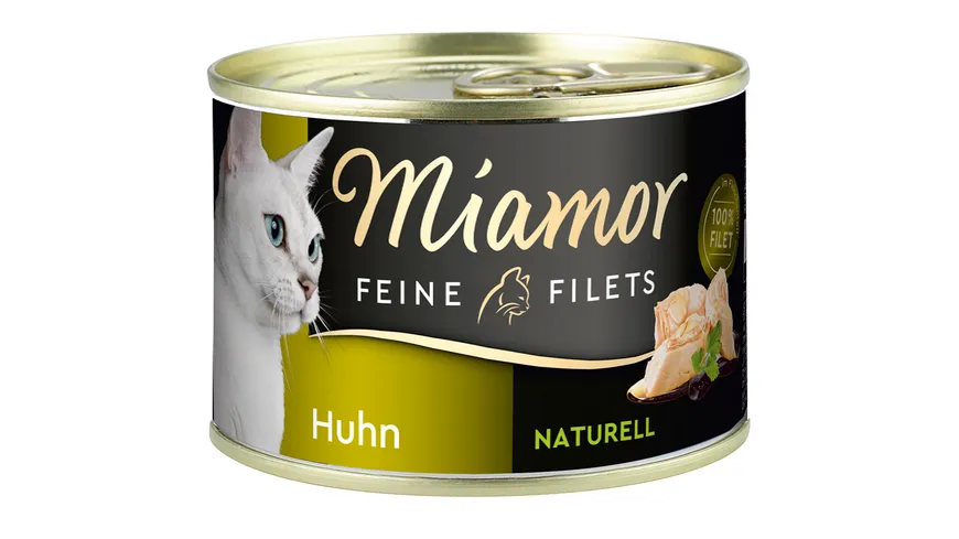 Miamor Katzennassfutter Feine Filets Naturell Huhn 156 g