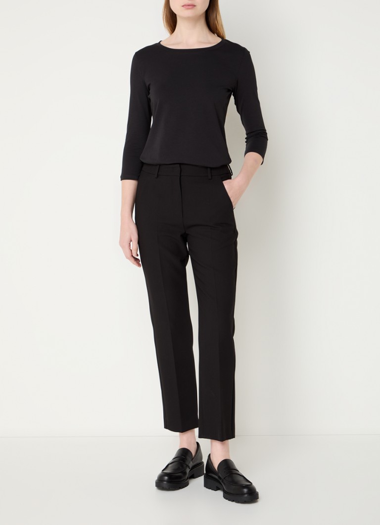 Μπλούζα MaxMara Multia με μακριά μανίκια και στρογγυλή λαιμόκοψη