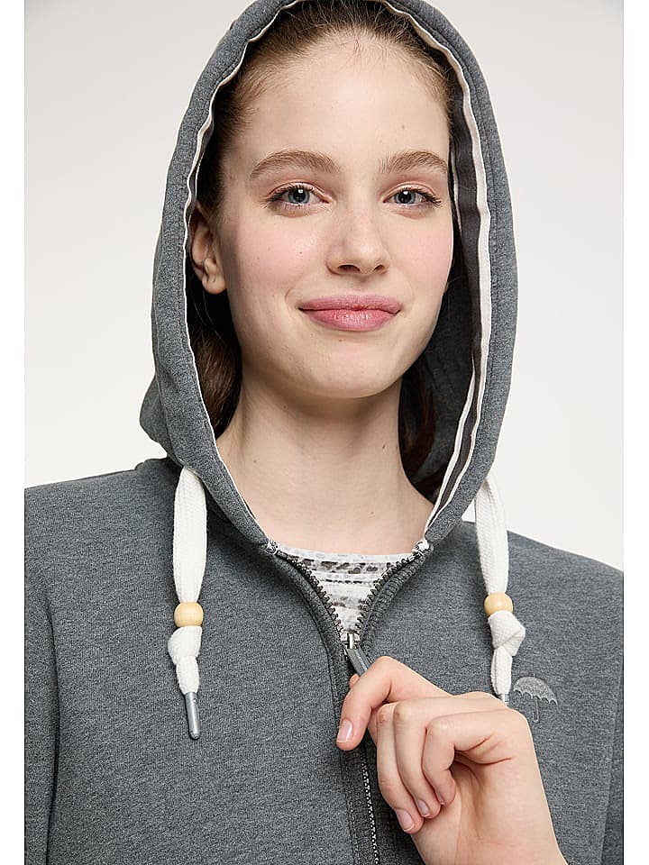 Schmuddelwedda Sweatjacke in Grau günstig kaufen XXL