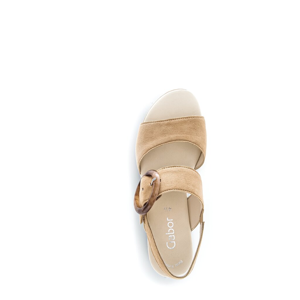 Gabor fashion Keilsandalette beige