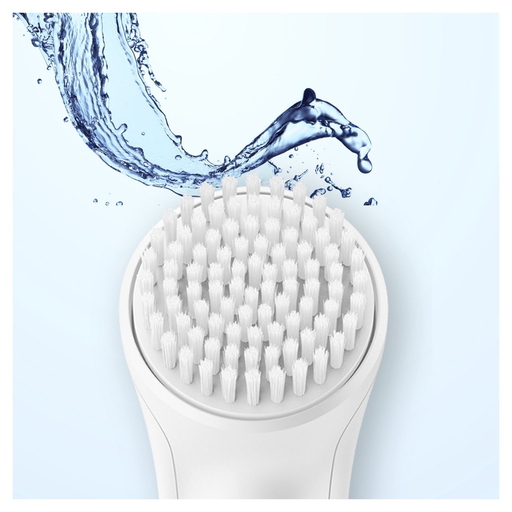 braun Braun FaceSpa Pro 910 Épilateur Visage Blanc/Argent Epilateur + Brosse Visage