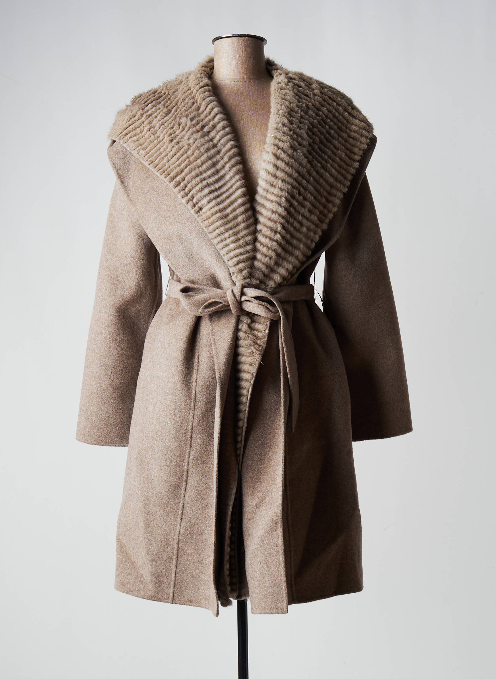 Lou Andrea Manteaux Longs Femme couleur beige