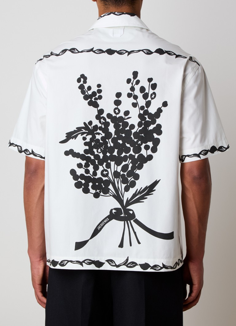 Camisa Jacquemus de corte regular com estampa.