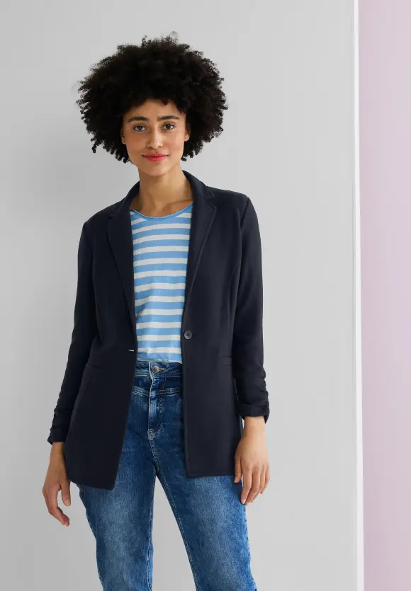 Street One Longblazer mit Raffung
