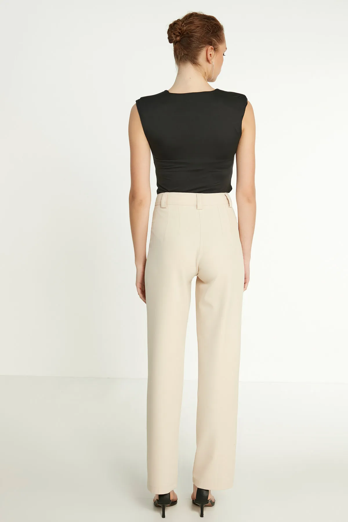 Vitrin  Hose mit hoher Taille und detaillierten Nähten